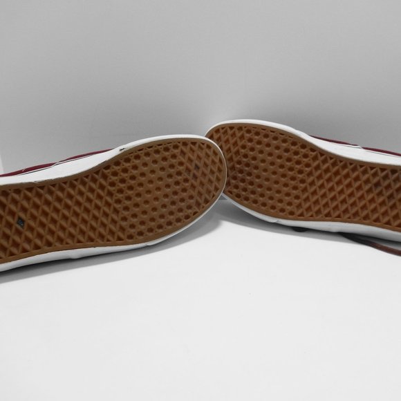 VANS Red Boat Shoes Size 10 - Picture 13 of 16